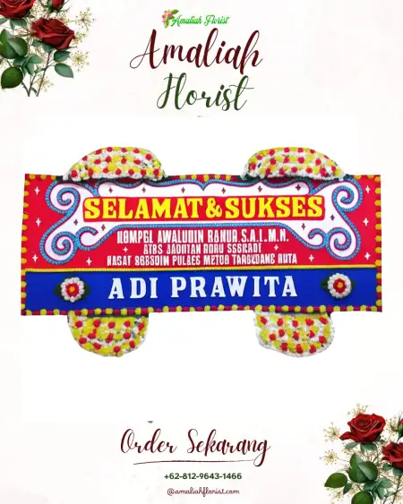 Papan Bunga Ucapan Selamat Geneng